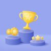 3d-winners-minimal-with-golden-cup-gold-winners-stars-on-podium-background-award-ceremony-first-and-second-and-third-concept-on-podium-3d-render-isolated-on-blue-pastel-background-vector